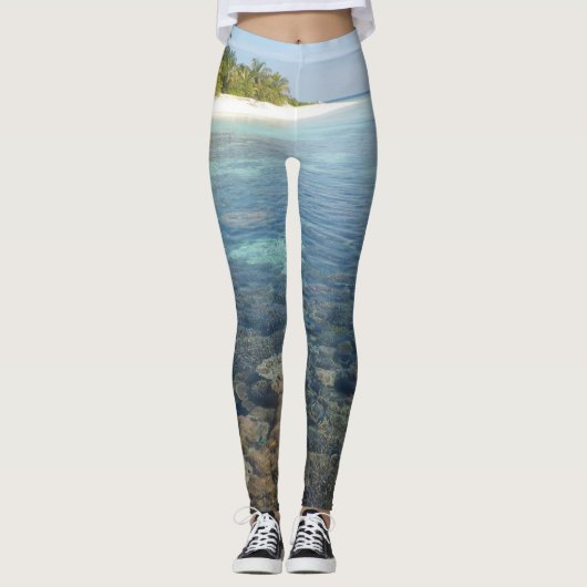 Leggings de l'île tropicale (Devant)