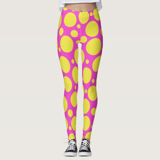 Leggings de limonade rose Pointe (Devant)