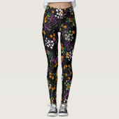 Leggings de lit de fleurs (Devant)