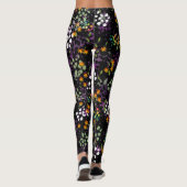 Leggings de lit de fleurs (Dos)