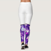 Leggings de losange pourpre (Dos)