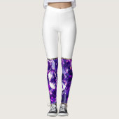Leggings de losange pourpre (Devant)