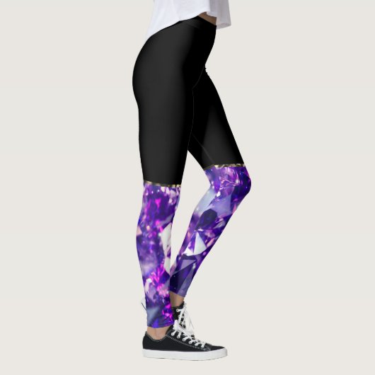 Leggings de losange pourpre (Droite)