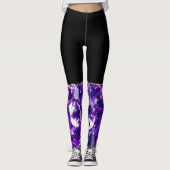 Leggings de losange pourpre (Devant)