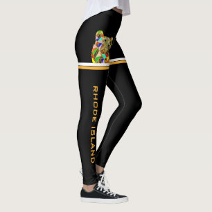 Leggings de l'ours de la Providence de Rhode Islan