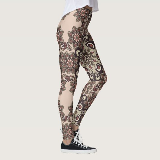 leggings de mandala à fleurs (Droite)
