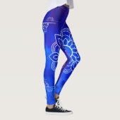 Leggings de Mandala bleu (Droite)