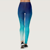 Leggings de Mandala bleu (Dos)