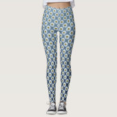 Leggings de marguerite Blanc Fleur sauvage de marg (Devant)