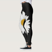 Leggings de marguerite noire (Gauche)