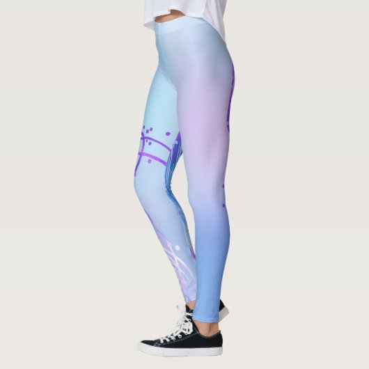 Leggings de méduses psychédéliques (Gauche)