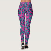 Leggings de Miami Street Vibes : Graffiti flashy e (Dos)