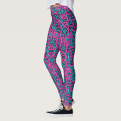 Leggings de Miami Street Vibes : Graffiti flashy e (Gauche)