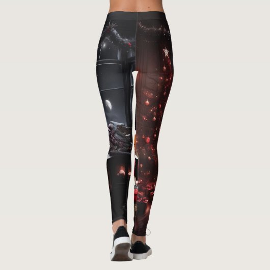Leggings De mignons petits elfes sombres. (Dos)