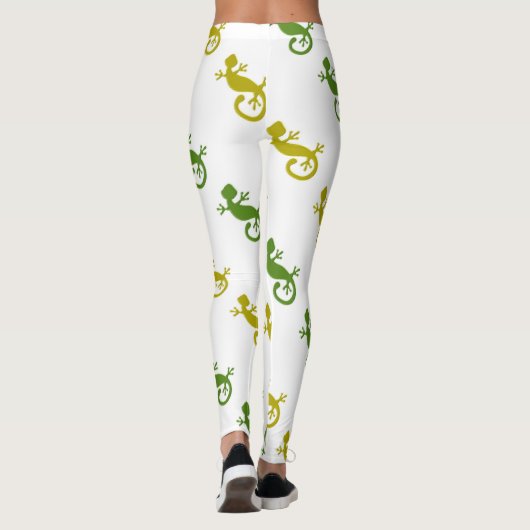 Leggings De mignons petits lézards (Dos)