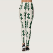 Leggings de mode à motif de pins pour femmes (Dos)