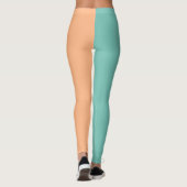 Leggings de mode bicolore Pastel (Dos)