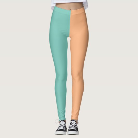 Leggings de mode bicolore Pastel (Devant)