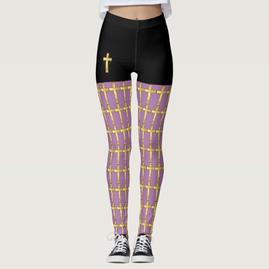 Leggings de mode Christian Cross Pop (Devant)