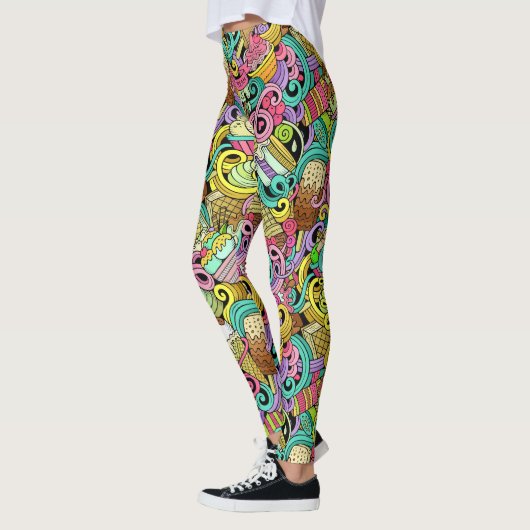 Leggings de mode de crème glacée (Gauche)