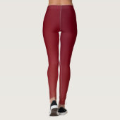 Leggings de mode en Bourgogne (Dos)