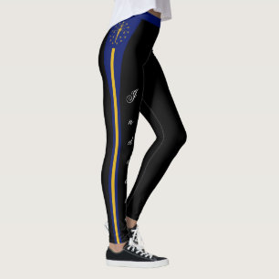 leggings de mode Indiana, drapeau Indiana /sports