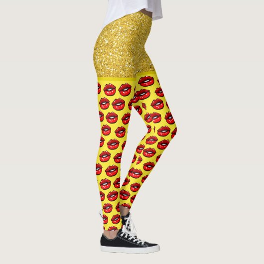 Leggings de mode LIPS (Droite)