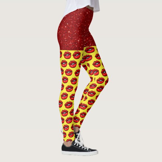 Leggings de mode LIPS (Droite)
