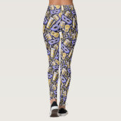 Leggings de mode Mardi Gras Mascarade (Dos)