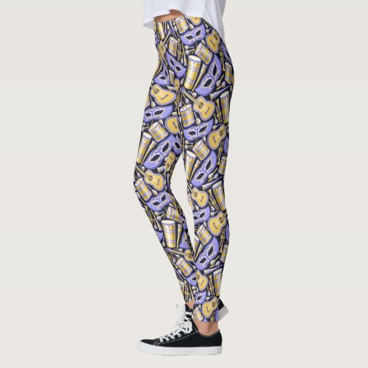 Leggings de mode Mardi Gras Pop (Gauche)