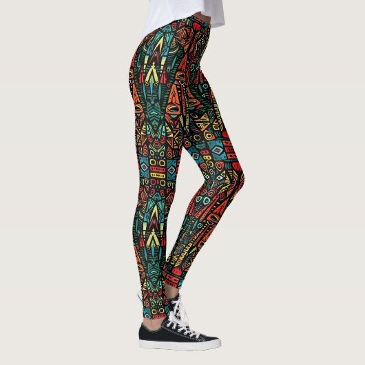 Leggings de mode Pop Abstrait Extraordinaire (Droite)