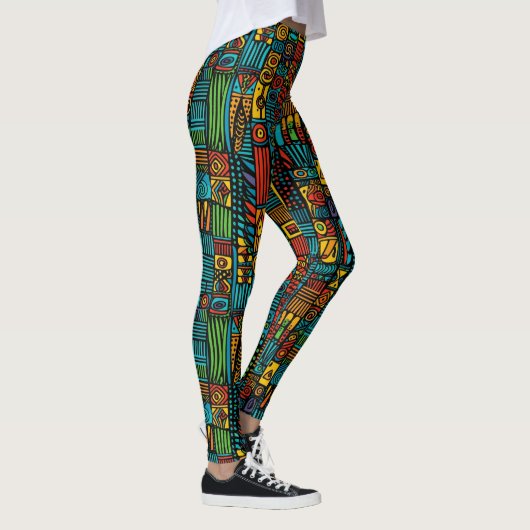 Leggings de mode Pop Abstrait Extraordinaire (Droite)