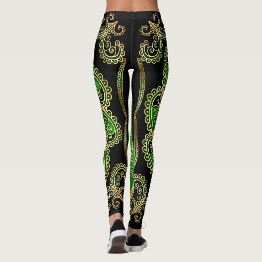 Leggings de mode Pop Ornate (Dos)