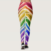 Leggings de mode Rainbow Pop sophistiqués (Dos)