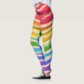 Leggings de mode Rainbow Pop sophistiqués (Gauche)