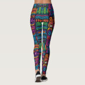Leggings de mode Tiki Pop (Dos)
