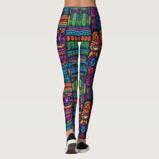 Leggings de mode Tiki Pop (Dos)