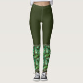 Leggings de Monstera Frosted (Devant)
