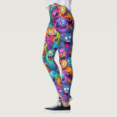 Leggings de monstres de dessin animé (Gauche)