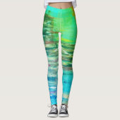 Leggings de mouvement aquatique (Devant)