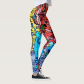 Leggings de mur de briques d'art de rue de graffit (Droite)