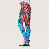Leggings de mur de briques d'art de rue de graffit (Gauche)