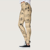 Leggings de musique de feuille (Gauche)
