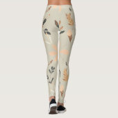 Leggings de nature artistique - Couleurs douces et (Dos)