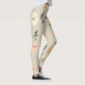 Leggings de nature artistique - Couleurs douces et (Droite)