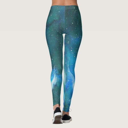 Leggings de Nébula Bleue (Dos)