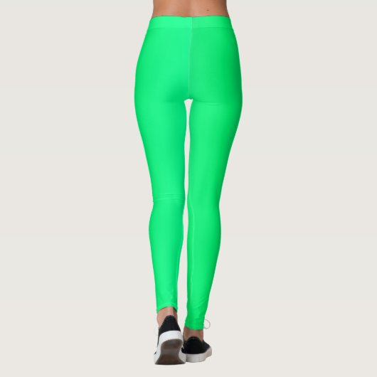 Leggings de néon vert (Dos)