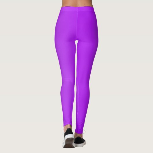 Leggings de néon violet (Dos)