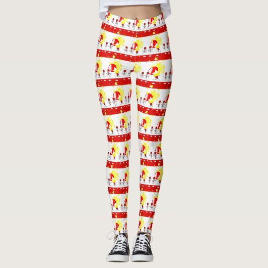 Leggings de Noël (Devant)