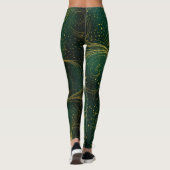 Leggings de Noël à motif festif (Dos)